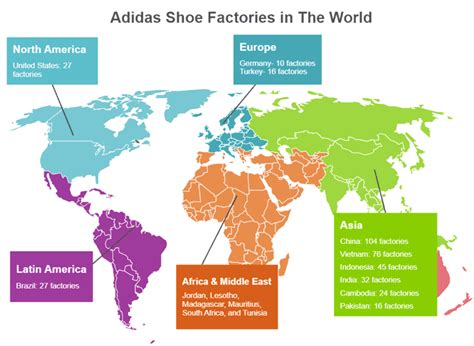 waar zijn alle adidas fabrieken|Adidas shoes manufacturing locations.